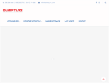 Tablet Screenshot of olimpturs.com